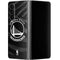 NBA Golden State Warriors Black Animal Print Galaxy Z Fold4 5G Skin